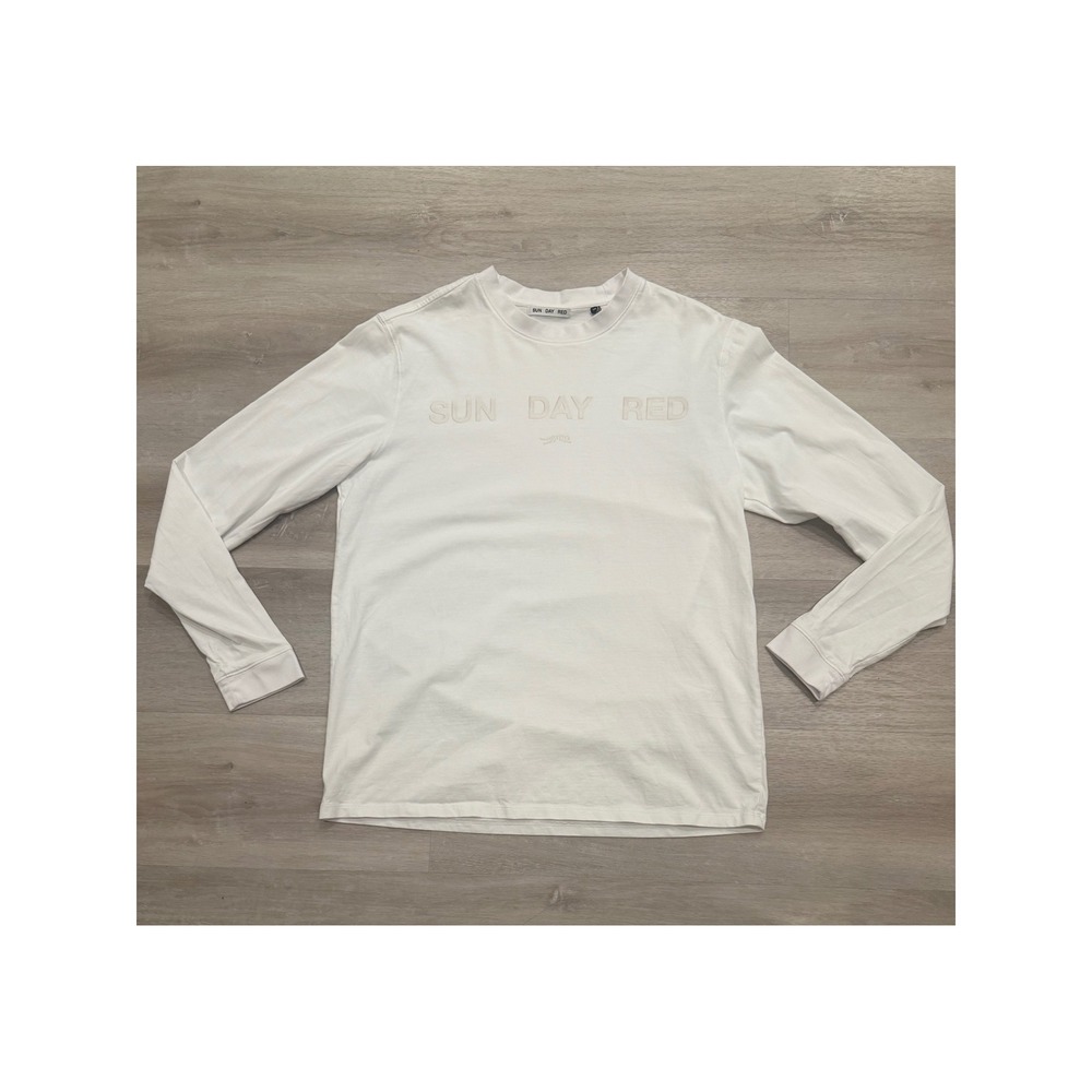Sun Day Red Tiger Woods Logo Long Sleeve Shirt White XXXL Golf Cotton Tee